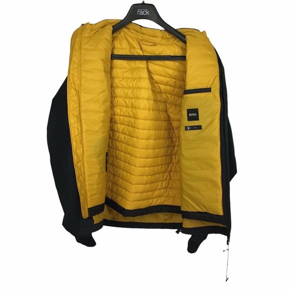 $436 Hugo Boss Callero Jacket Water Repellant 3-in-1 Jacket Navy Blue Mens 44R - Picture 3 of 5